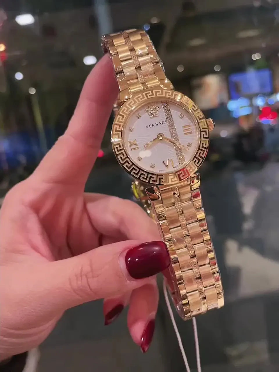 Versace Gold Tone Watch